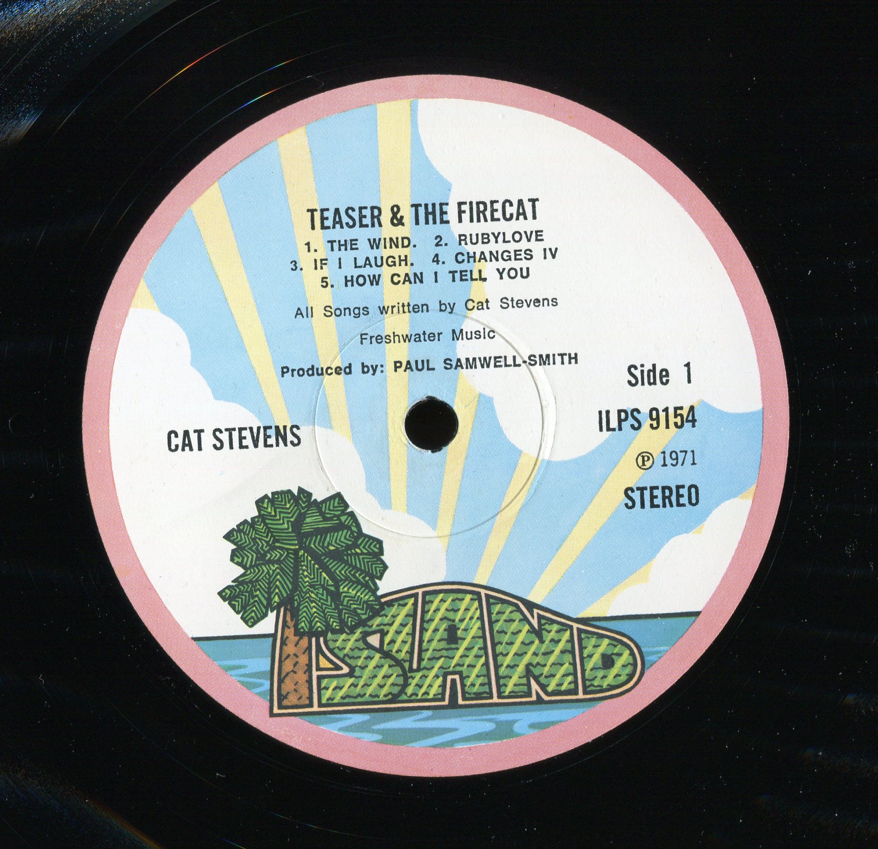 Cat Stevens  Teaser And The Firecat : LP Label A